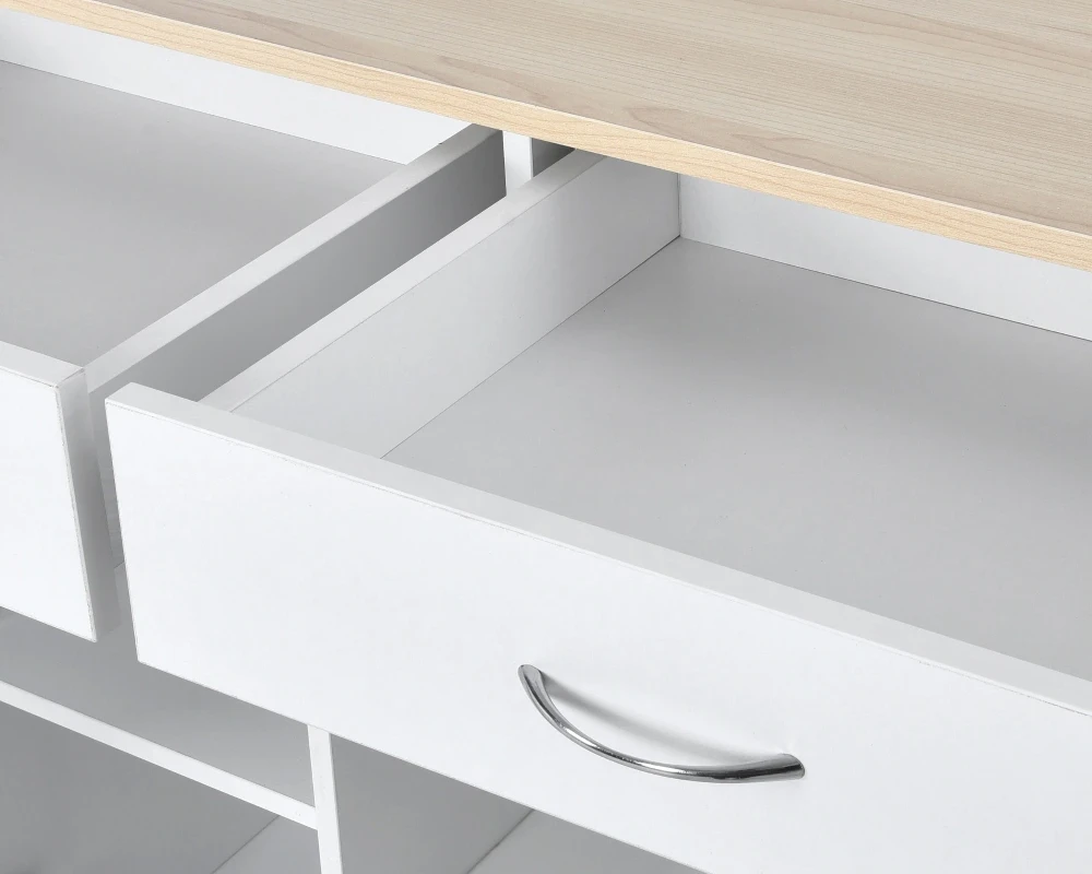 island table with storage